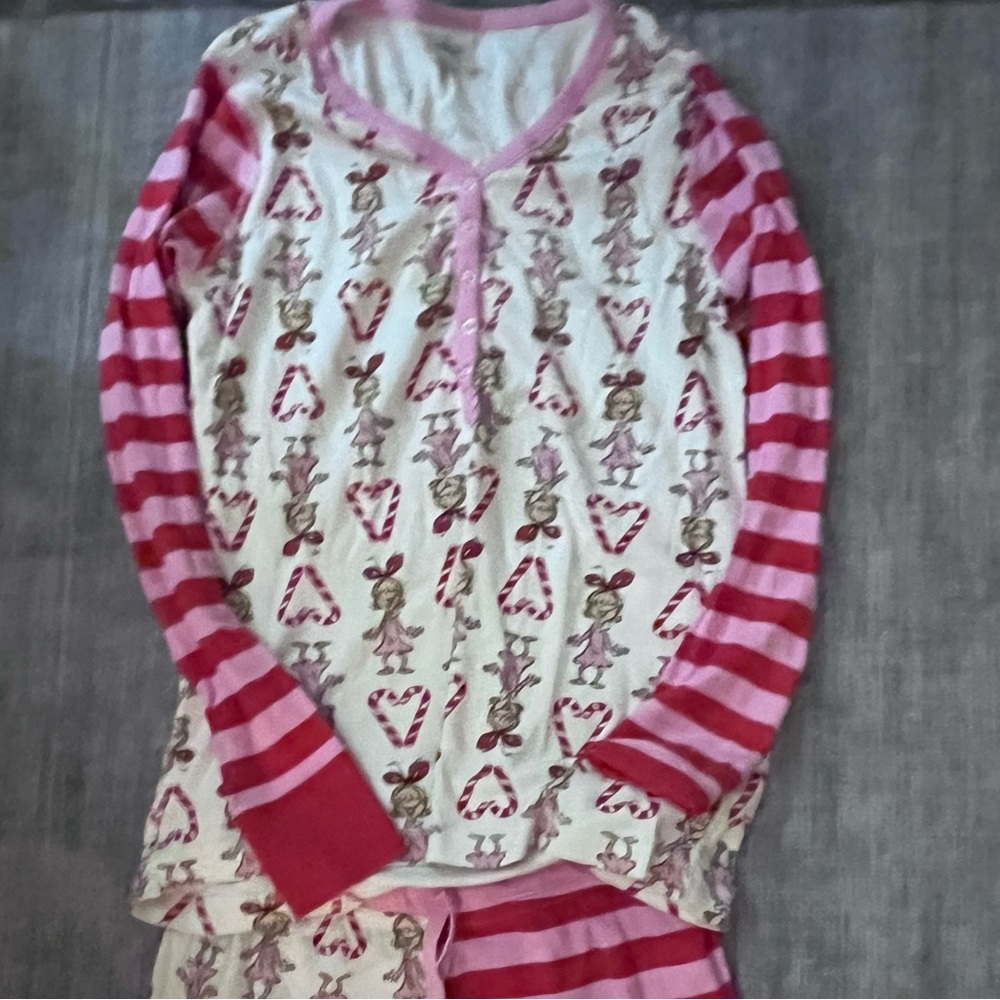 Women's Hanna Andersson Dr. Seuss Cindy-Lou Who Pajama Set Small